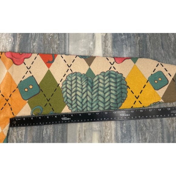 Wool Floral Patchwork Cardigan Sweater, NEW - Picture 7 of 11